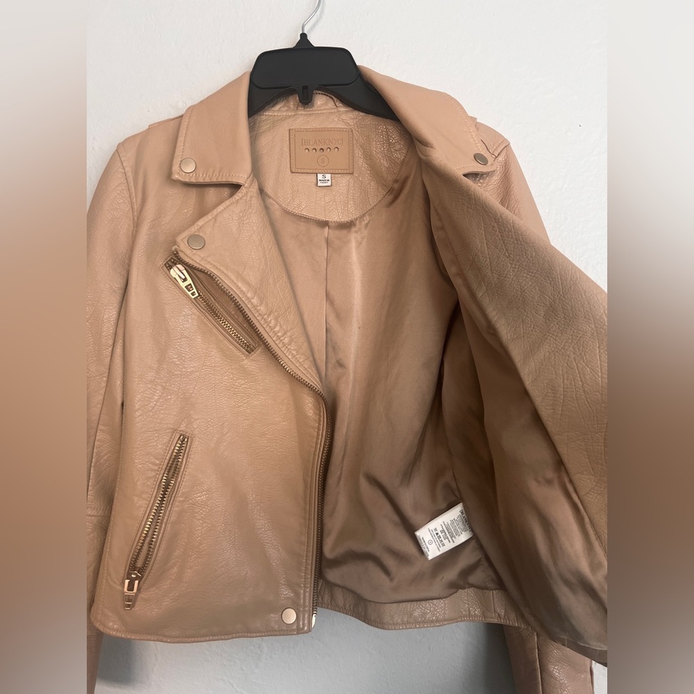 NWT Blank NYC Faux Leather Moto Jacket Size Small - Picture 9 of 15